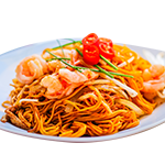 96. King Prawn Chow Mein 大蝦炒麵 