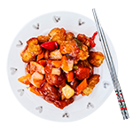 57. Sweet & Sour Chicken Cantonese Style 中古雞 