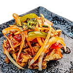 45. Fried Tofu In Sweet Chilli Sauce 甜辣豆腐 